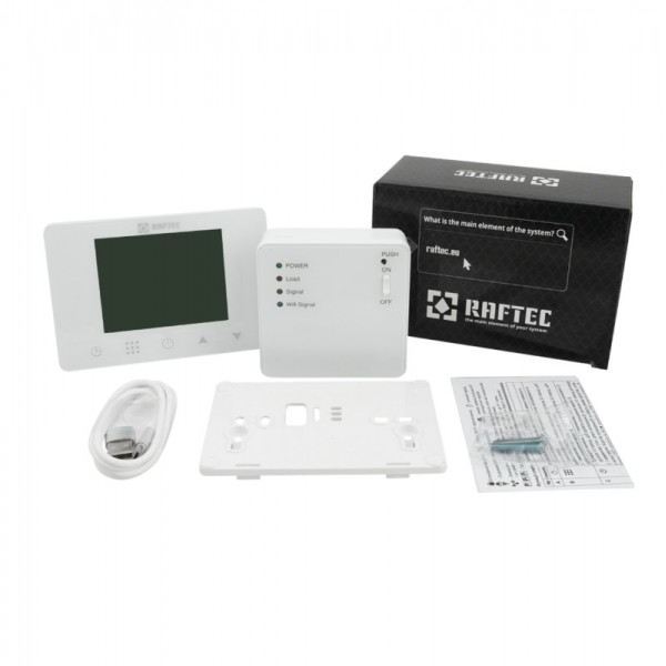 Беспроводной программируемый терморегулятор для котла Raftec R09RF c WIFI